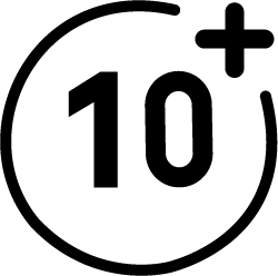 Over 10 Years of Experience Icon
