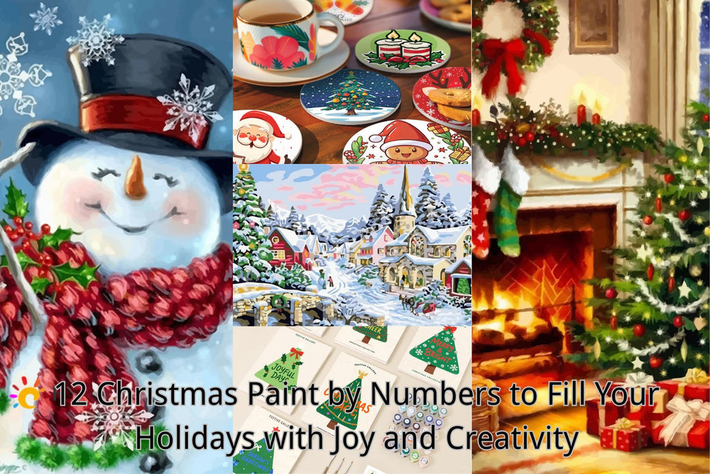 christmas paint by numbers