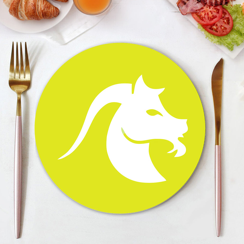 12Pcs Zodiac Sign Placemats Paint by Numbers