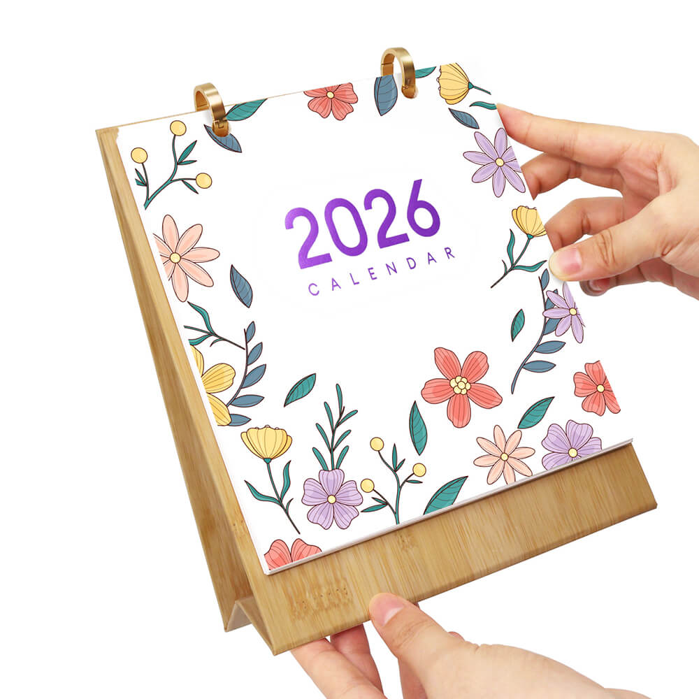 2026 Desk Calendar Paint by Numbers | Beautiful Flowers