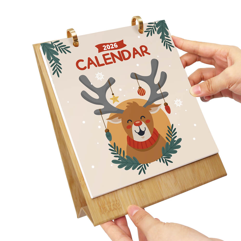 2026 Desk Calendar Paint by Numbers | Christmas Atmosphere