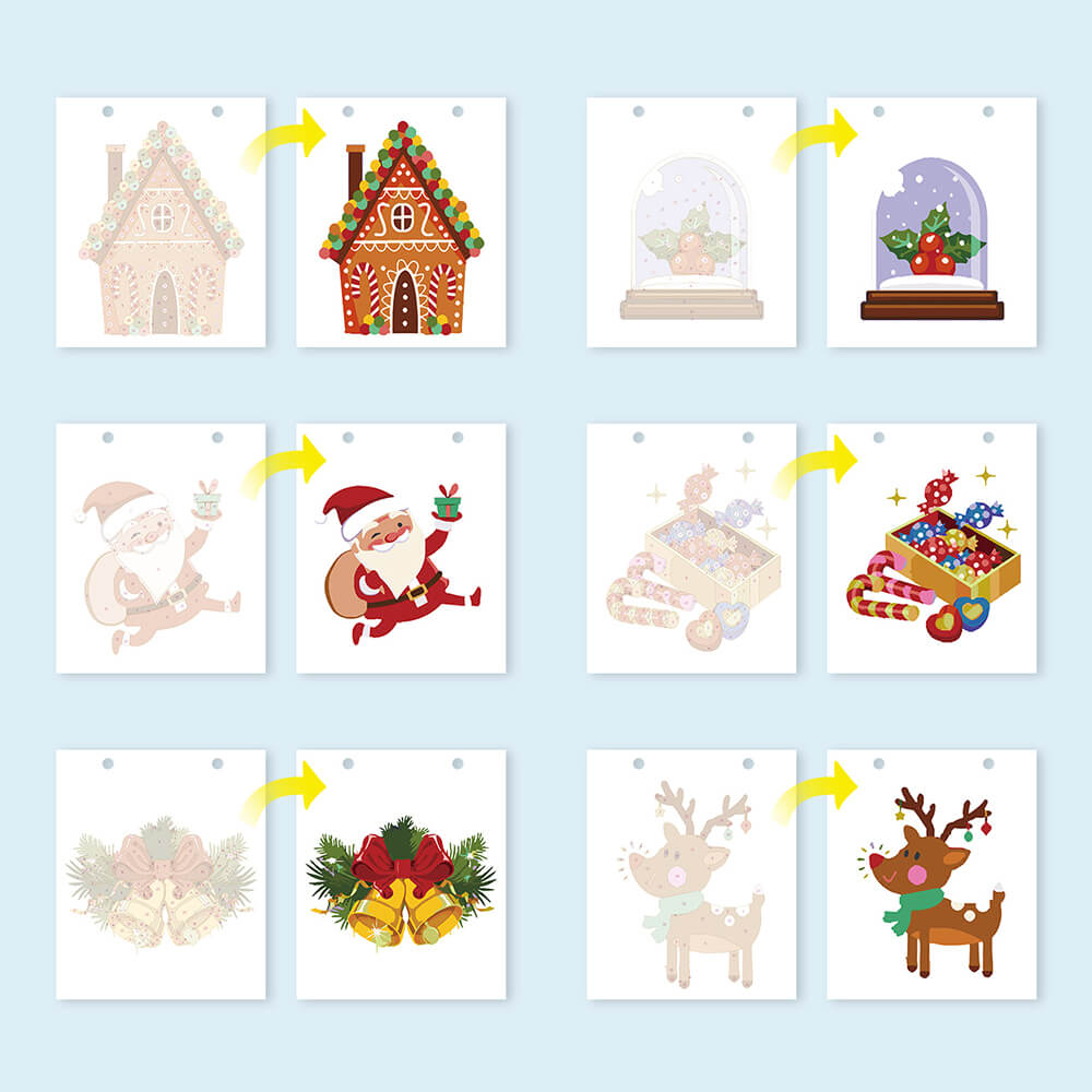 2026 Desk Calendar Paint by Numbers | Christmas Decorations