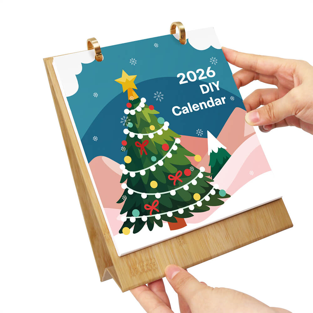 2026 Desk Calendar Paint by Numbers | Christmas Decorations