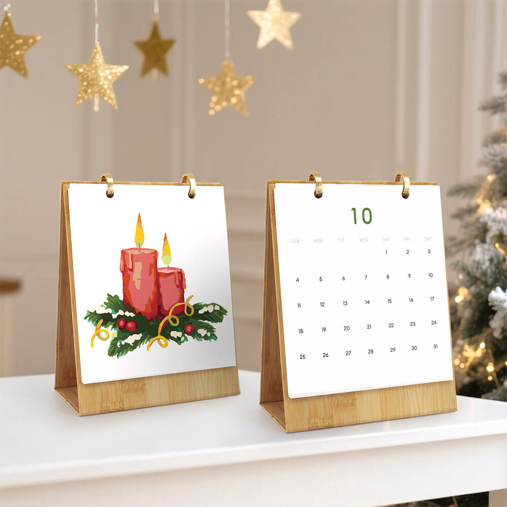 2026 Desk Calendar Paint by Numbers | Christmas Decorations