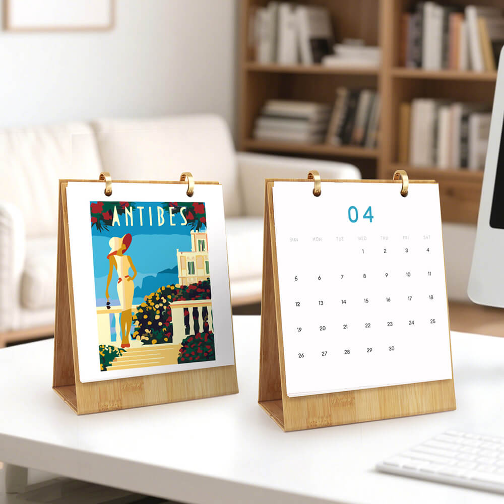 2026 Desk Calendar Paint by Numbers | World Travel