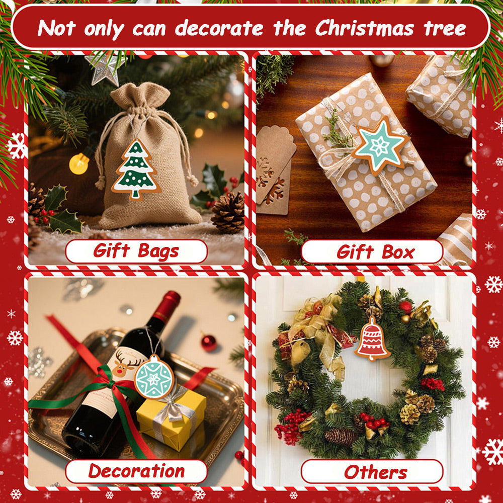 8Pcs Christmas Ornament Paint by Numbers | Christmas Magic Star Set
