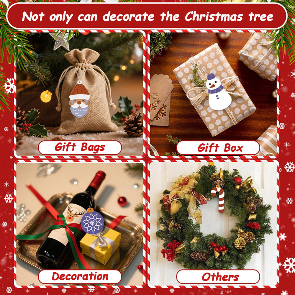 8Pcs Christmas Ornament Paint by Numbers | Purple Decoration Set