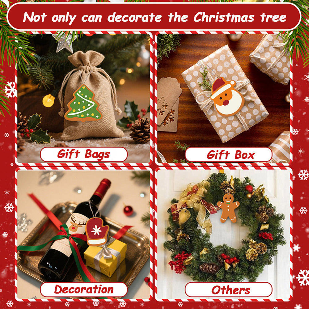 8Pcs Christmas Ornament Paint by Numbers | Snowman and Snowflakes Set