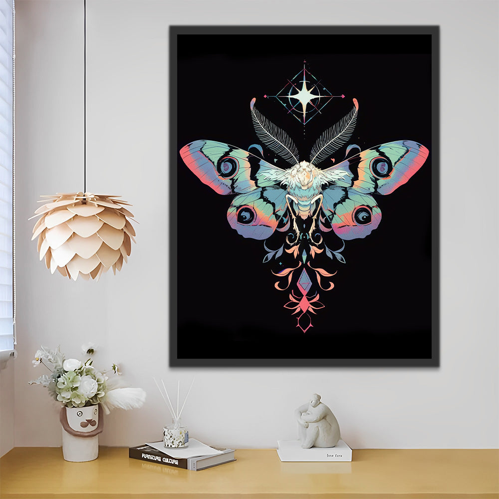 Abstract Butterfly Paint by Numbers