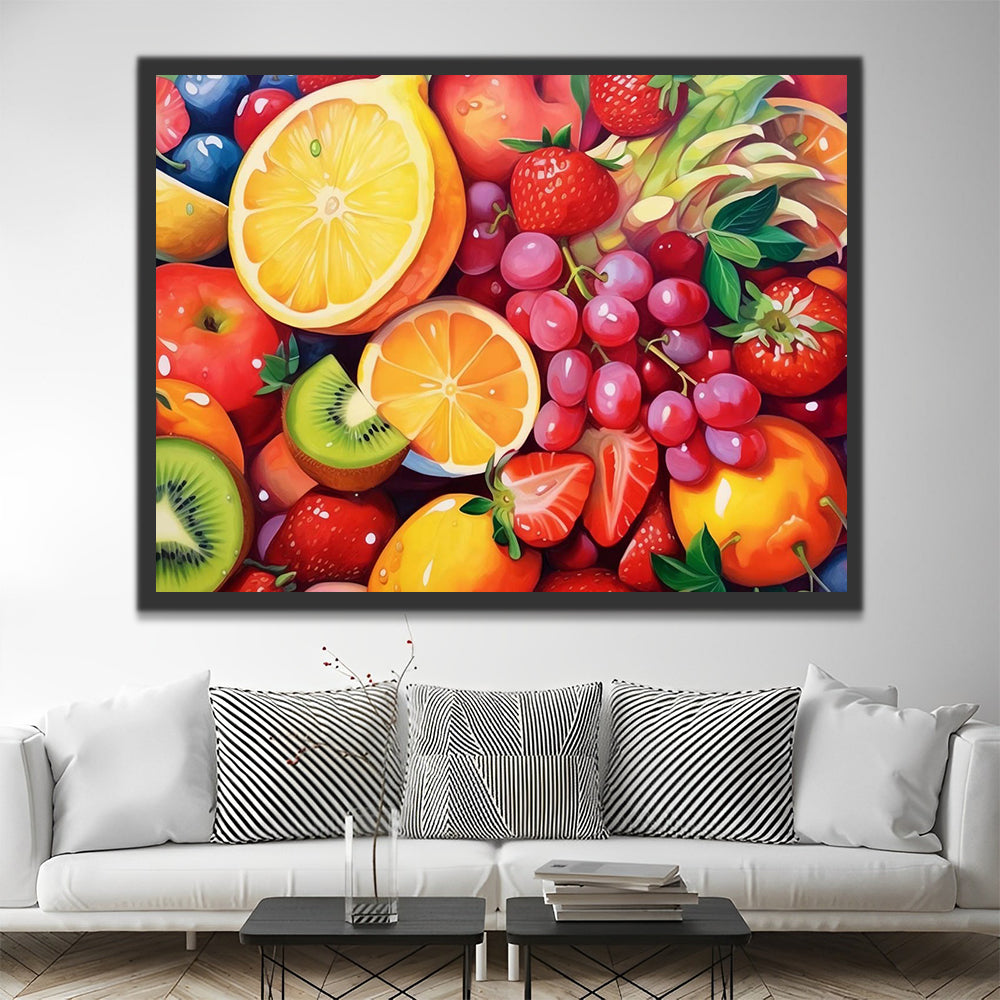 Abundant Fruits Paint by Numbers