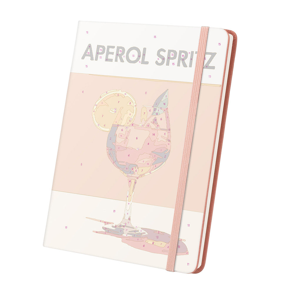 Aperol Spritz Notebook Paint by Numbers