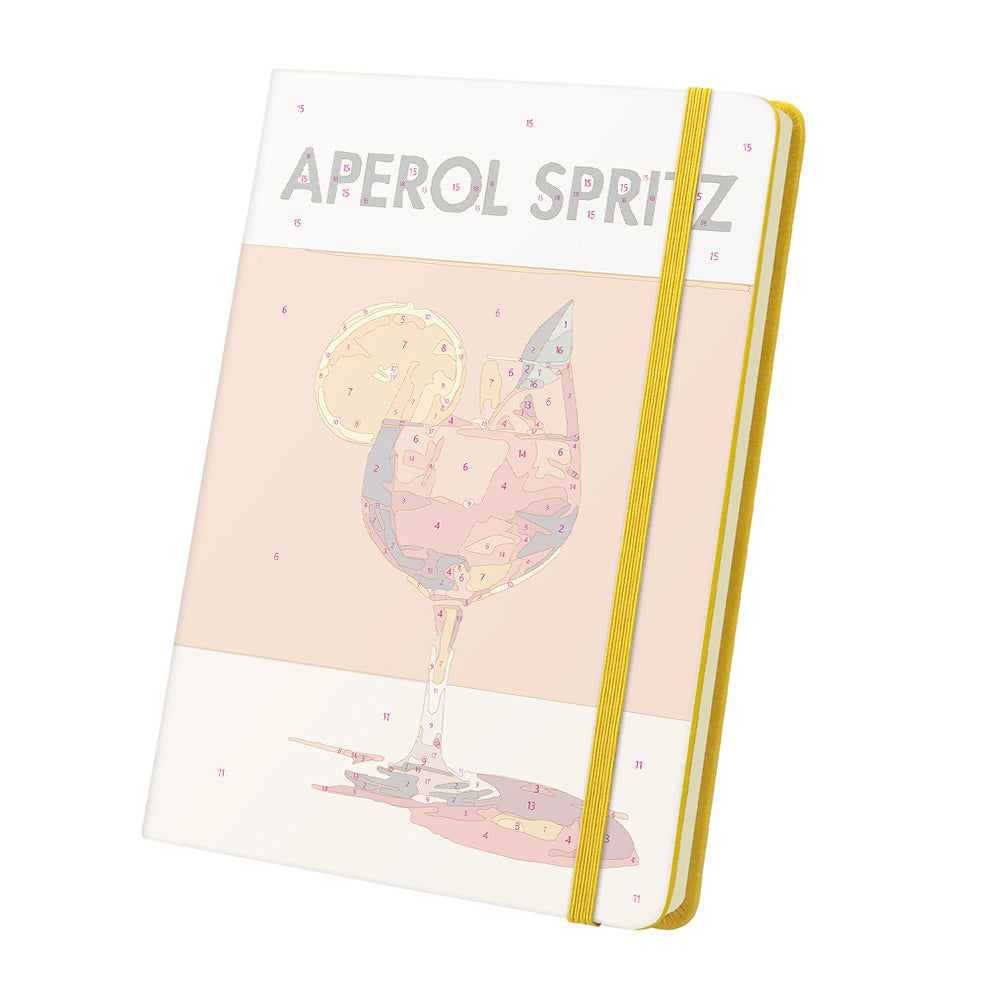Aperol Spritz Notebook Paint by Numbers