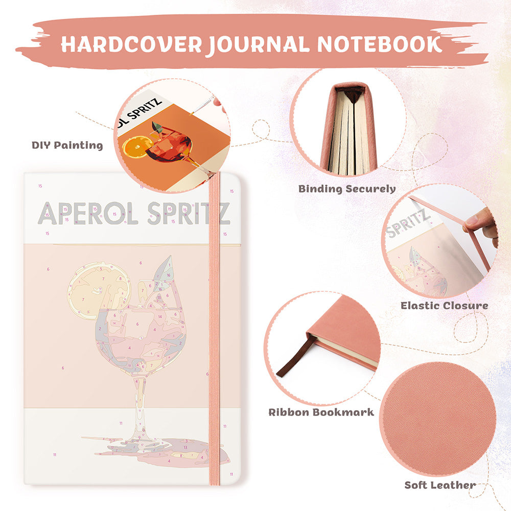 Aperol Spritz Notebook Paint by Numbers