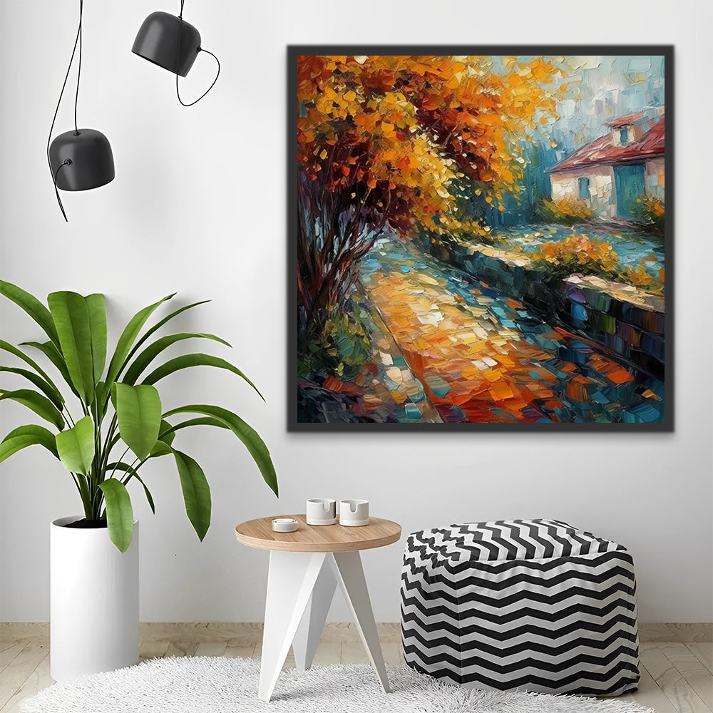 Autumn Tree Paint by Numbers