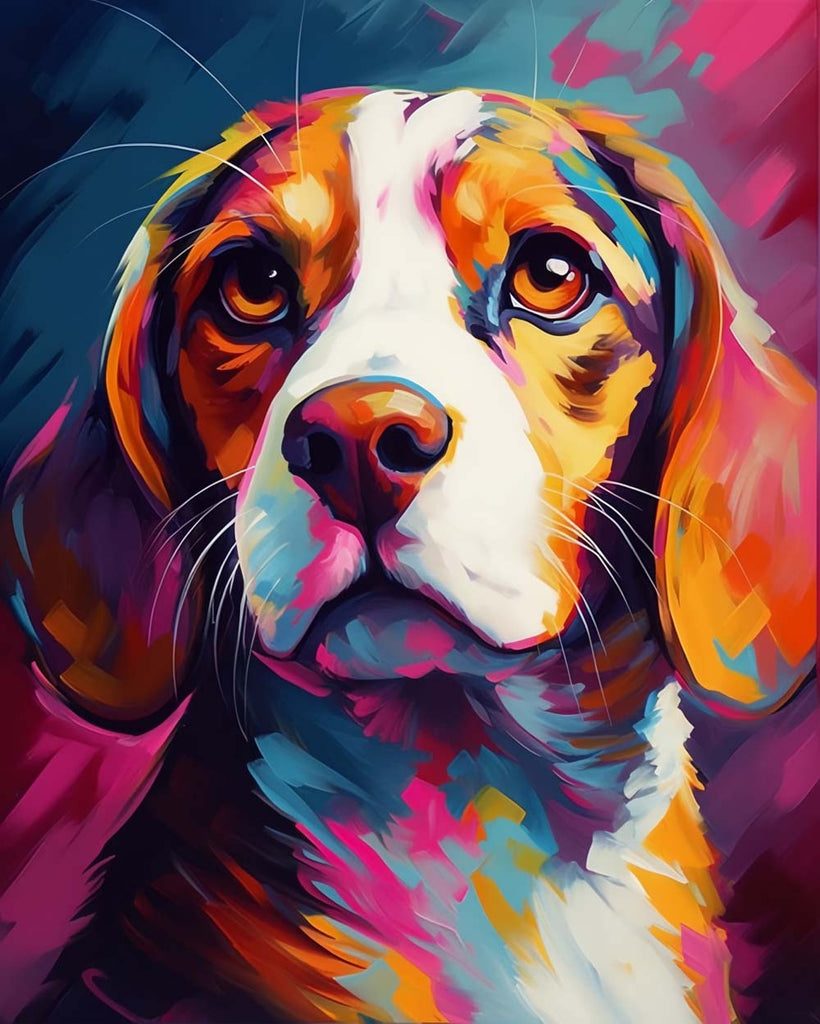 Beagle Dog Paint by Numbers