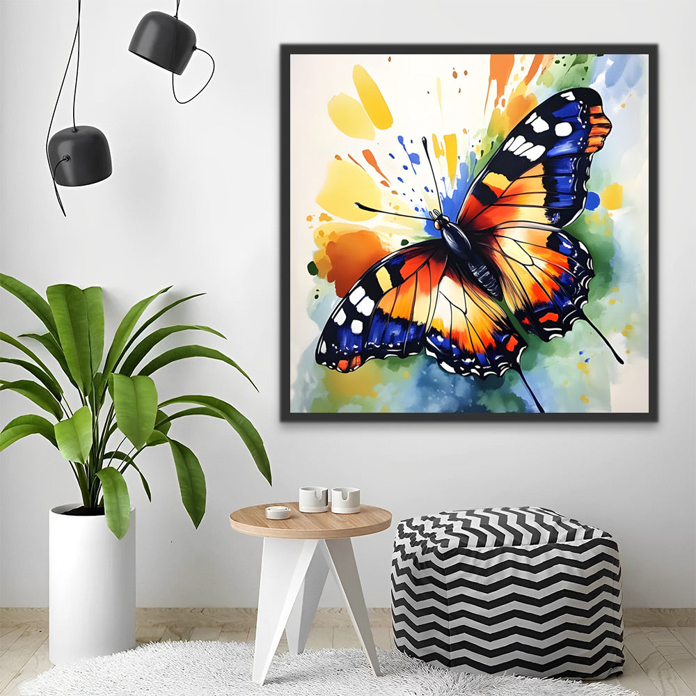 Beautiful and Colorful Butterfly Paint by Numbers