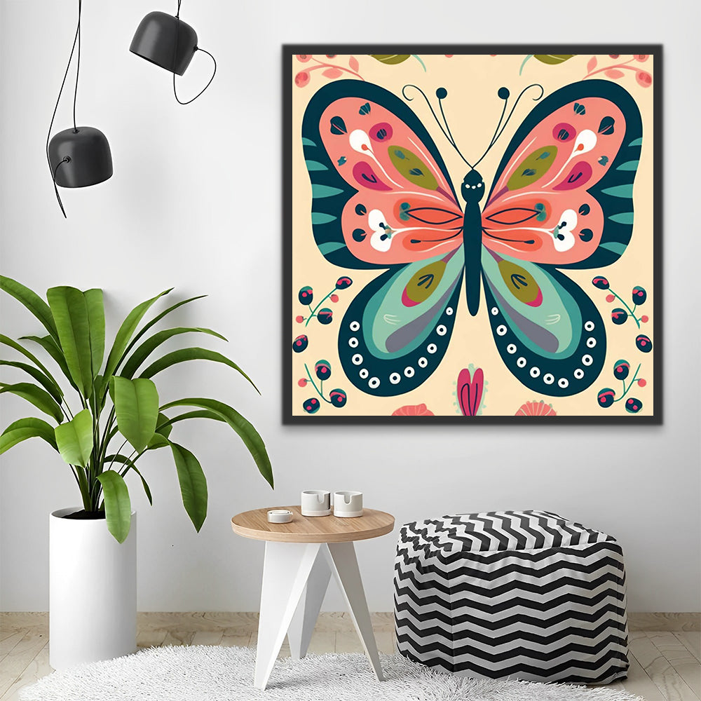 Butterfly Paint by Numbers