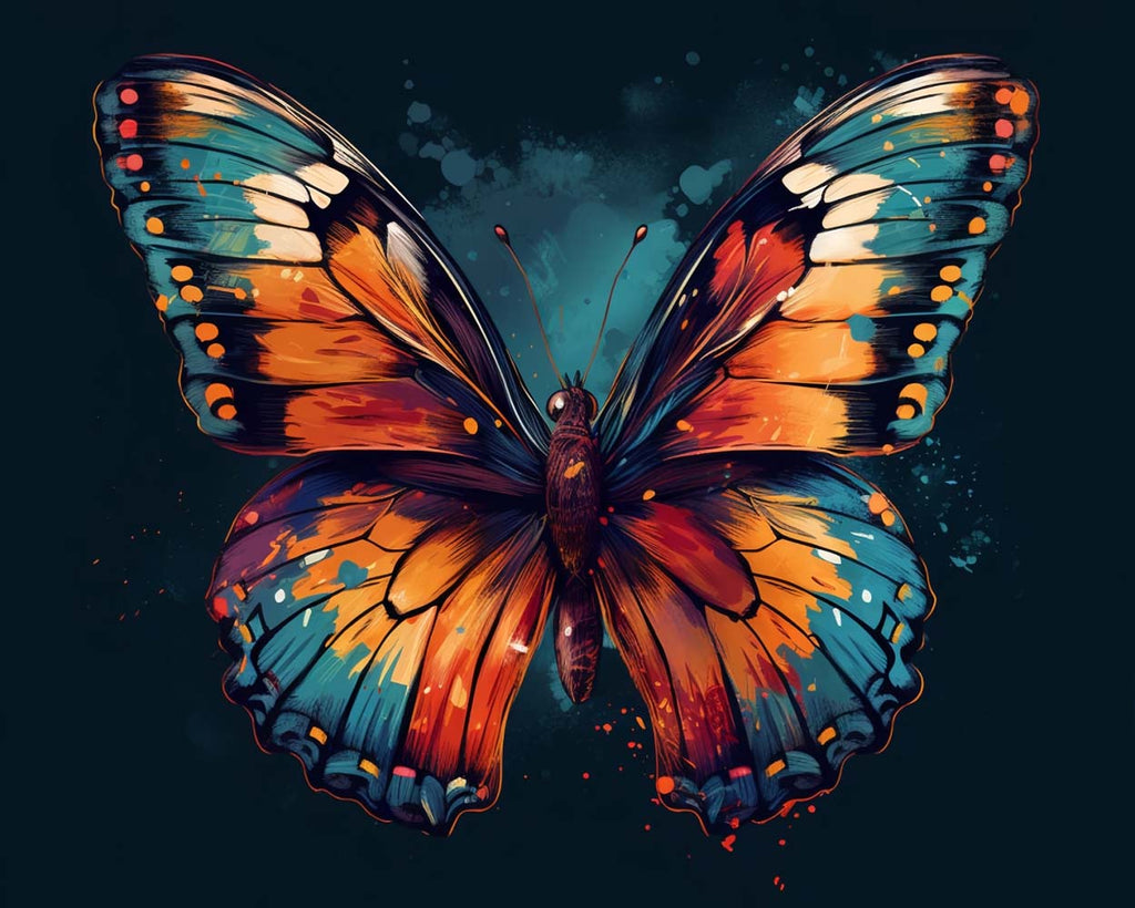 Butterfly Paint by Numbers