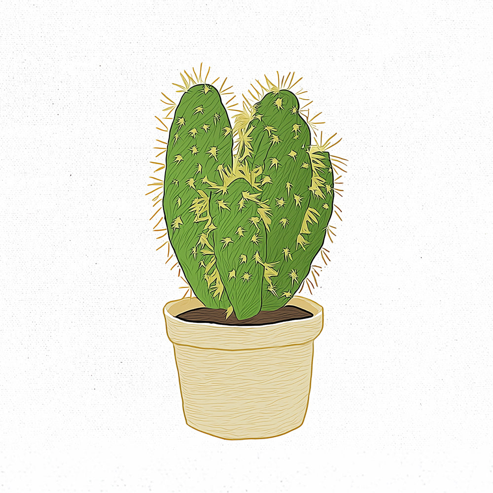 Cactus Potted Plants Mini Paint by Numbers