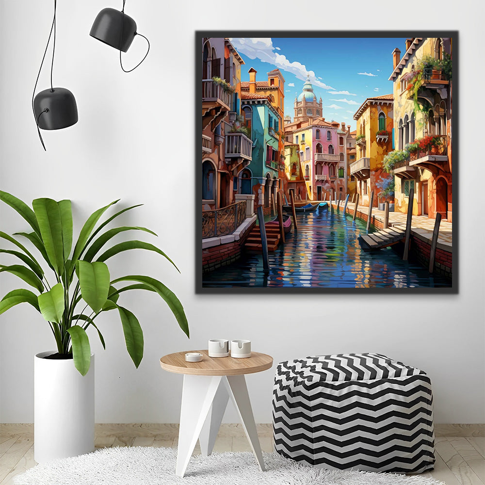 Canals of Venice Paint by Numbers