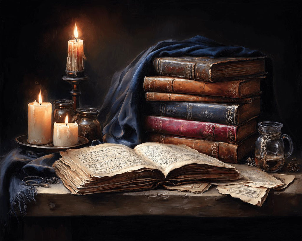 Classic Books by Candlelight Paint by Numbers