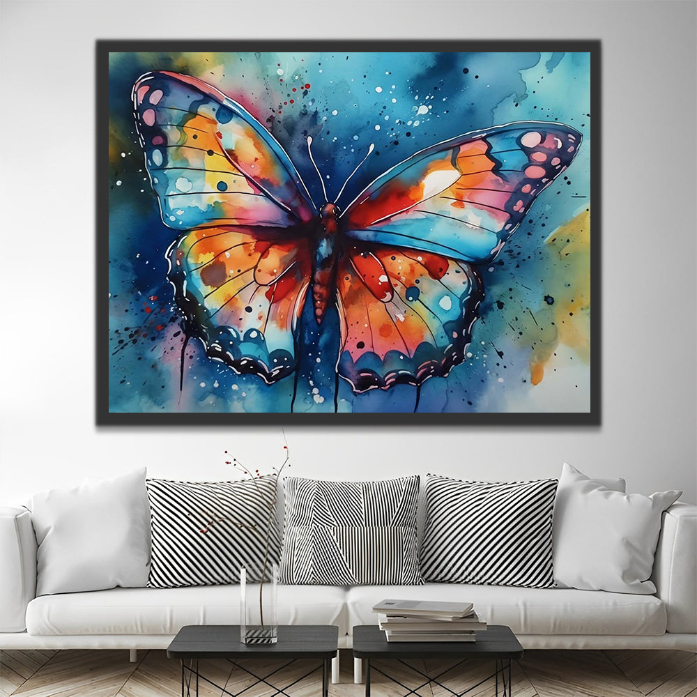 Colorful Butterfly Paint by Numbers