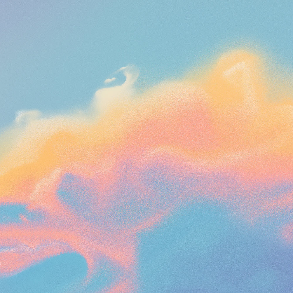 Colorful Clouds Mini Paint by Numbers