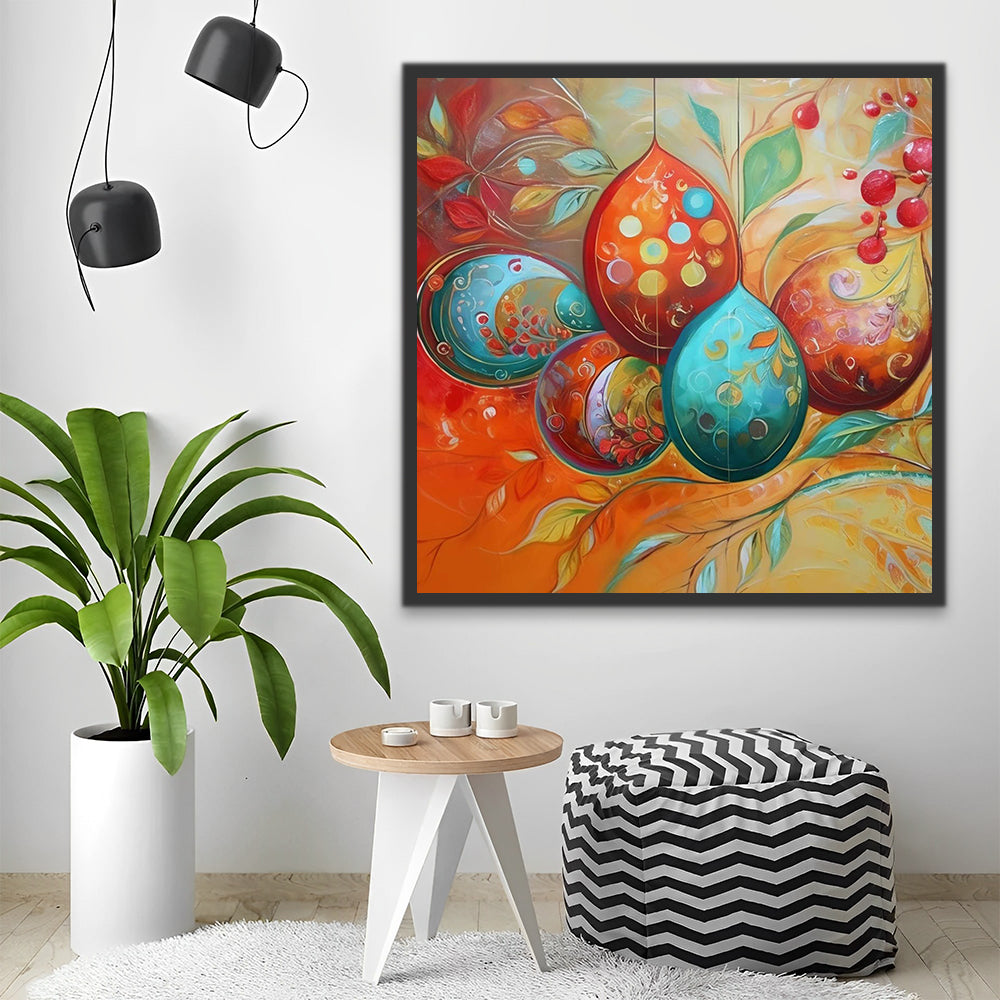 Colorful Easter Eggs Paint by Numbers