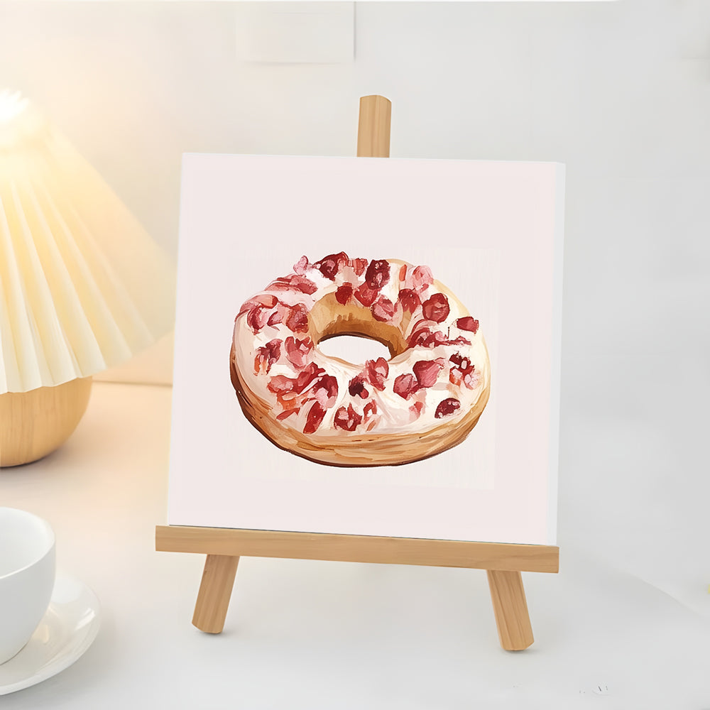 Cranberry Donuts Mini Paint by Numbers