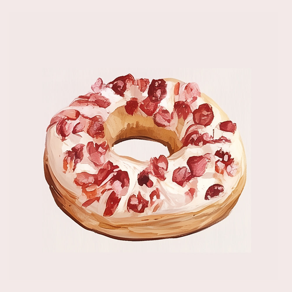 Cranberry Donuts Mini Paint by Numbers