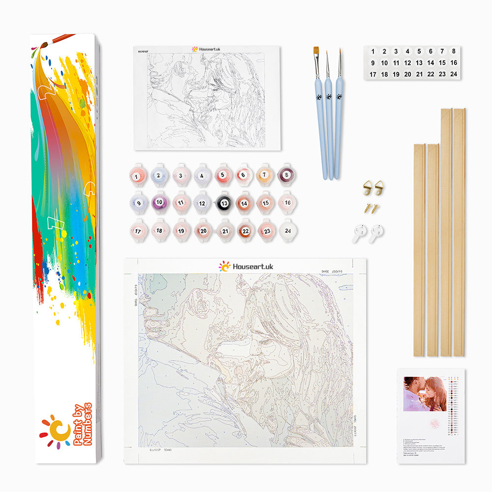 Custom Paint by Numbers with Frame
