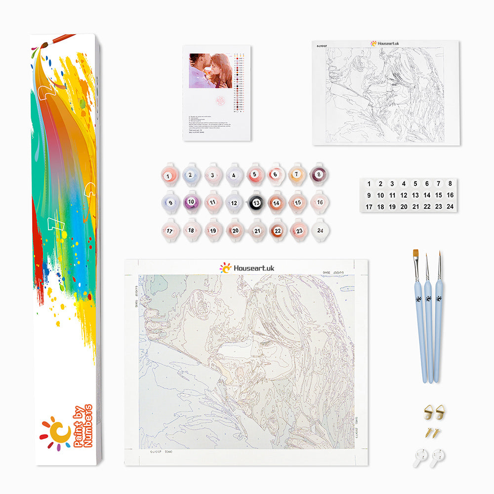 Custom Paint by Numbers Without Frame