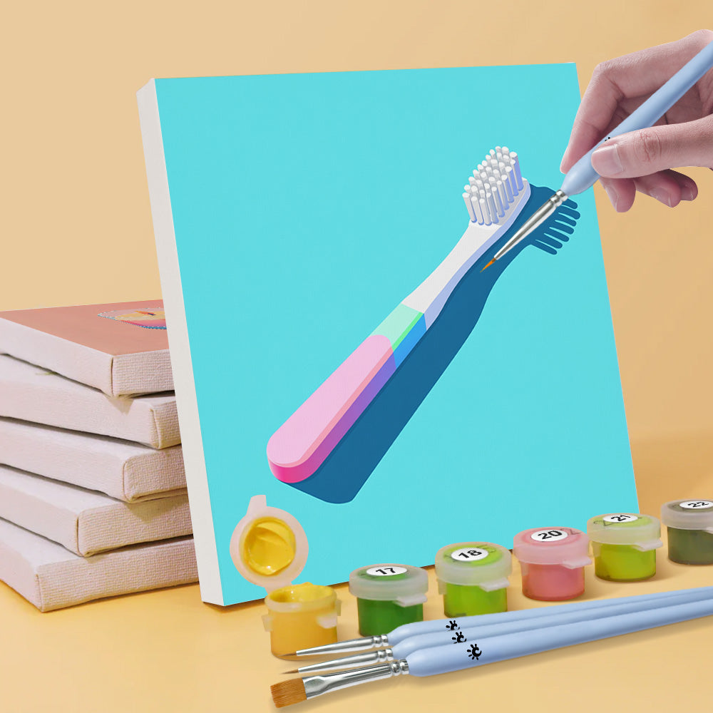 Daily Necessities 6 Pieces Mini Paint by Numbers