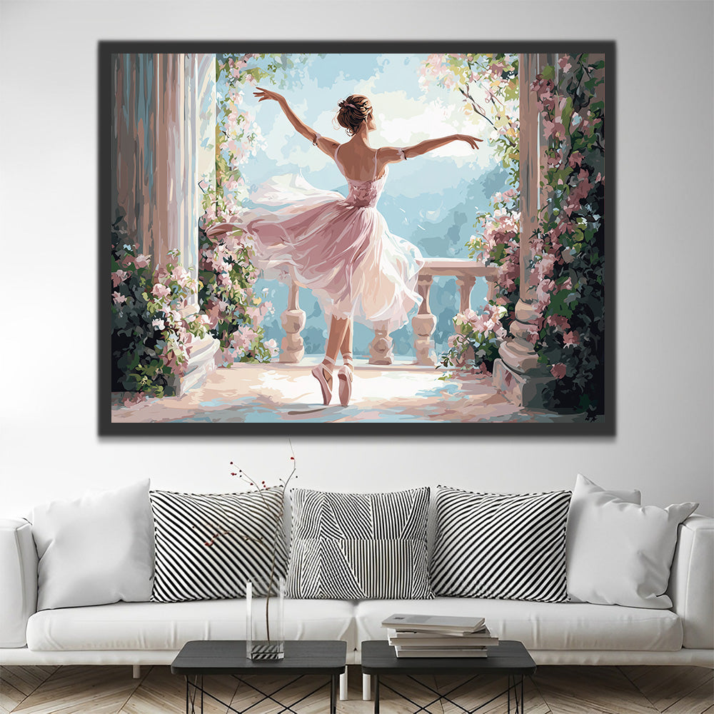 Dancer in the Rose Corridor Paint by Numbers