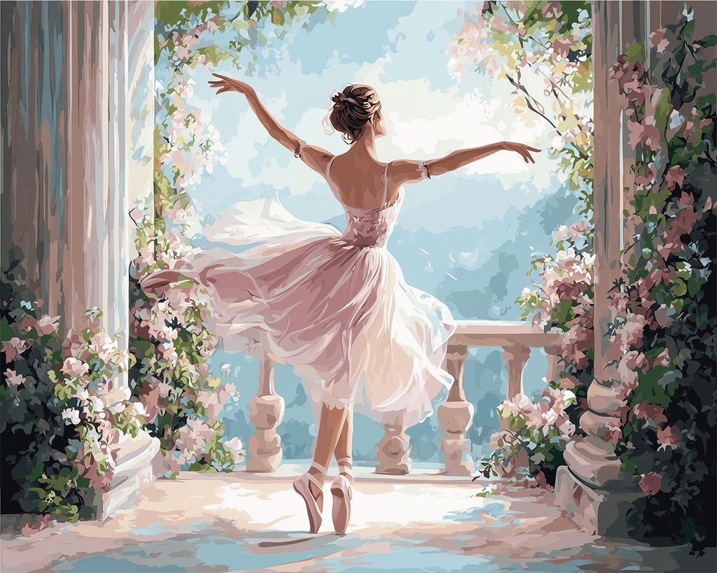 Dancer in the Rose Corridor Paint by Numbers