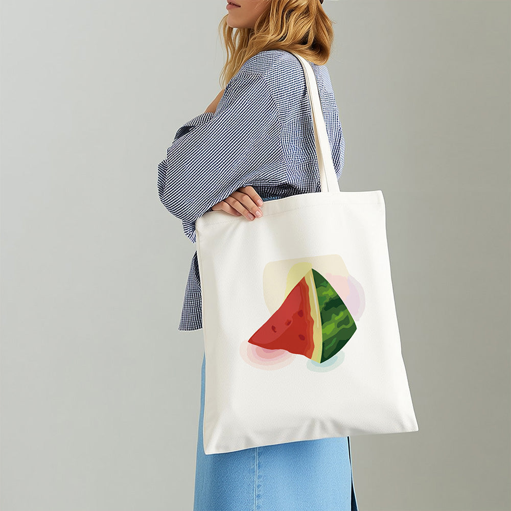 Delicious Watermelon Canvas Tote Bag Paint by Numbers