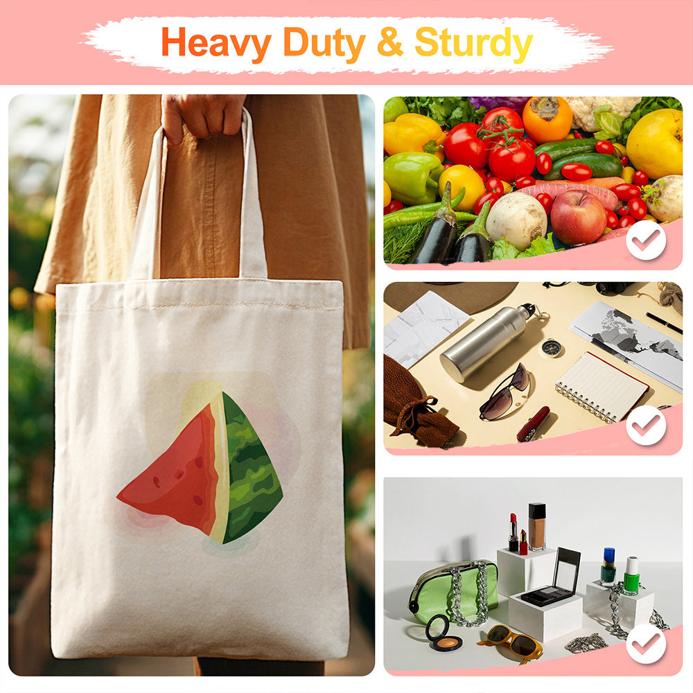 Delicious Watermelon Canvas Tote Bag Paint by Numbers