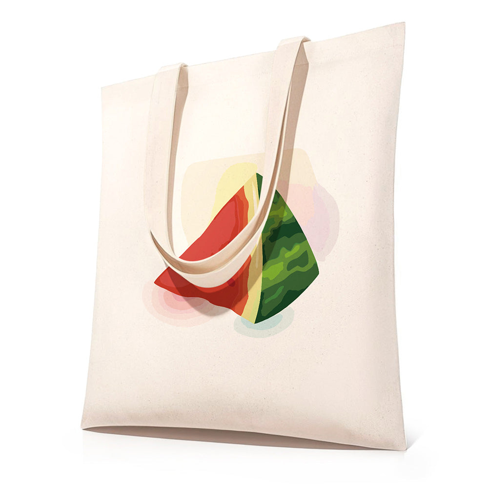 Delicious Watermelon Canvas Tote Bag Paint by Numbers