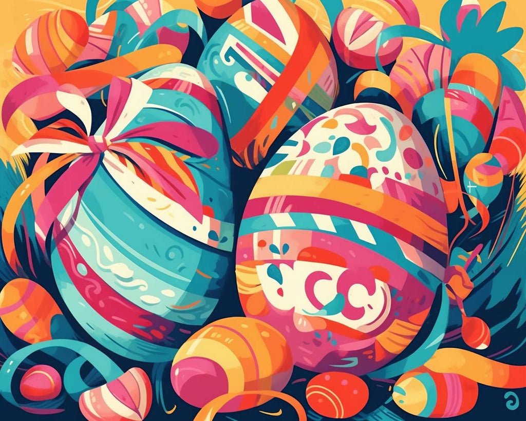 Easter Eggs Paint by Numbers