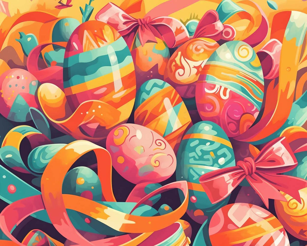 Easter Eggs Paint by Numbers