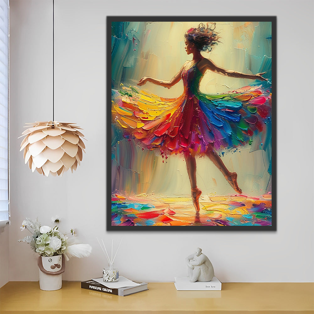 Elegant Dancer Paint by Numbers