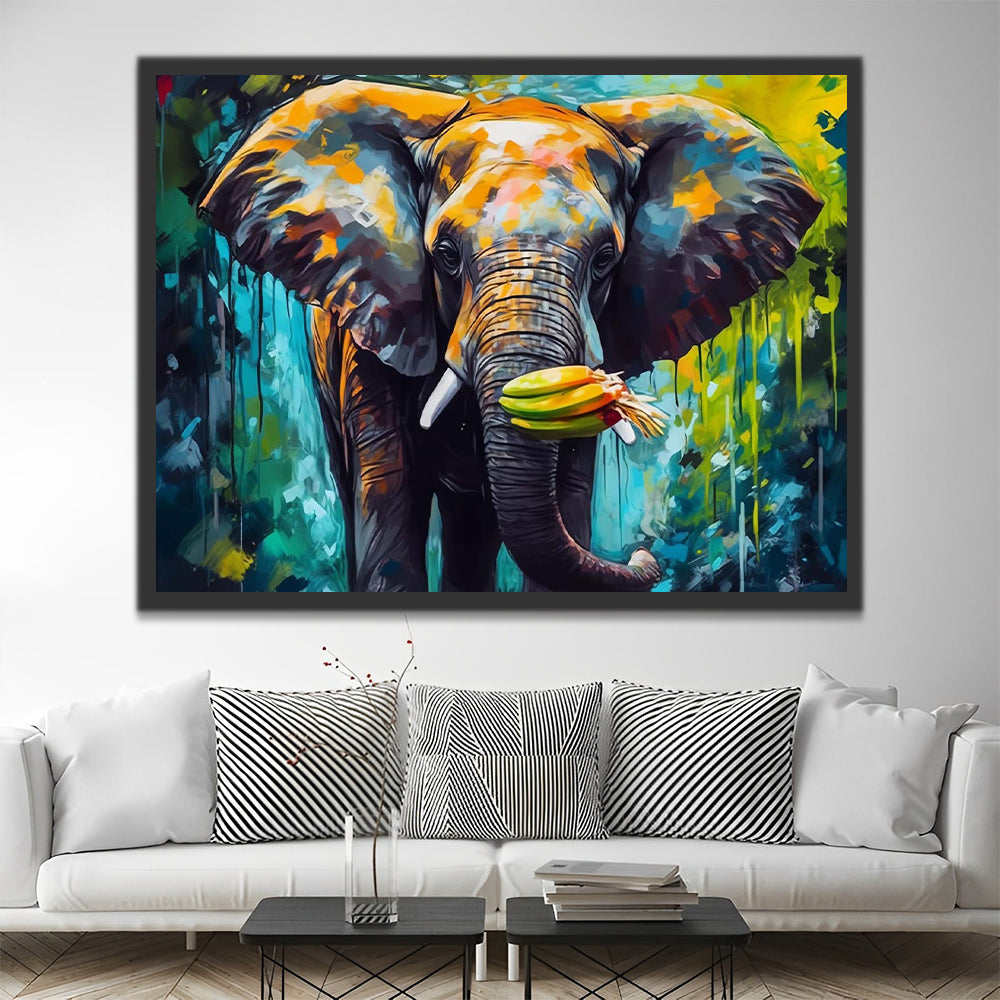 Elephant Paint by Numbers