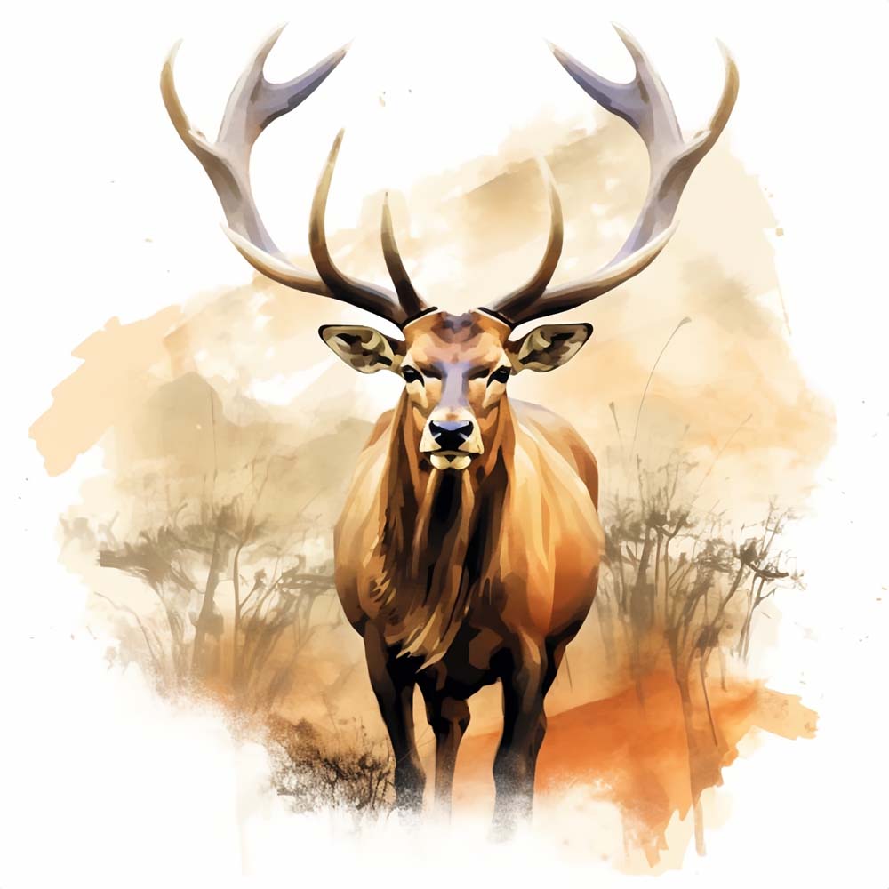 Elk Paint by Numbers