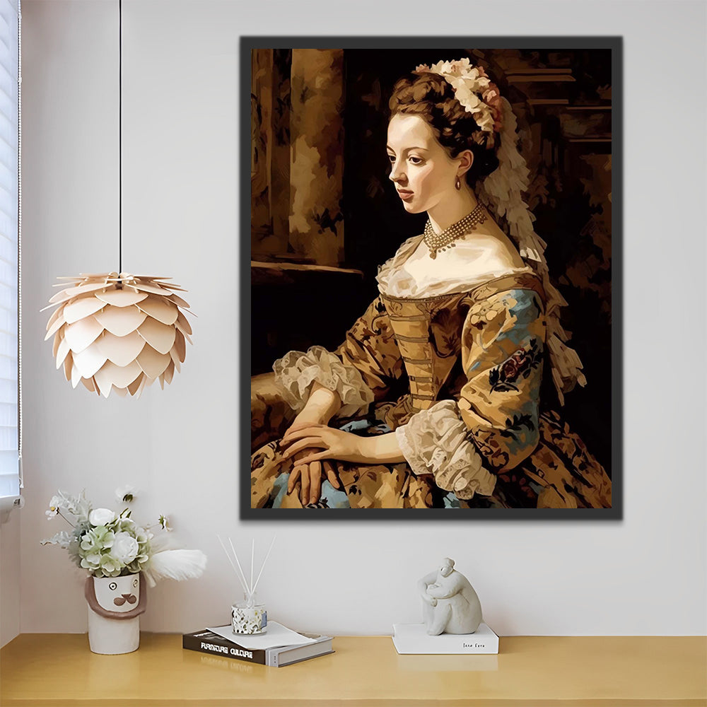 European Noblewoman Paint by Numbers