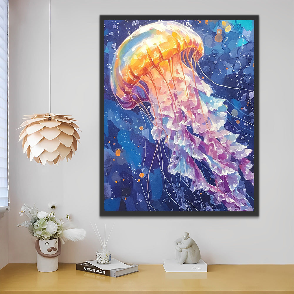 Fantasy Jellyfish Paint by Numbers