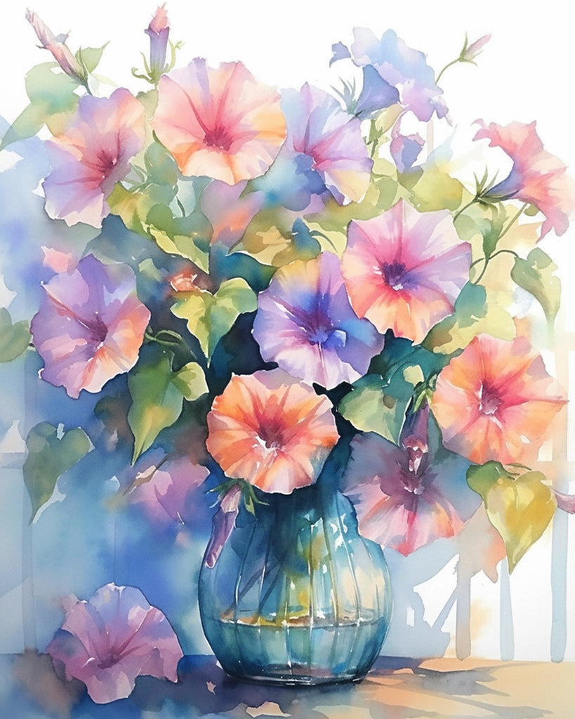 Fantasy Petunia Paint by Numbers