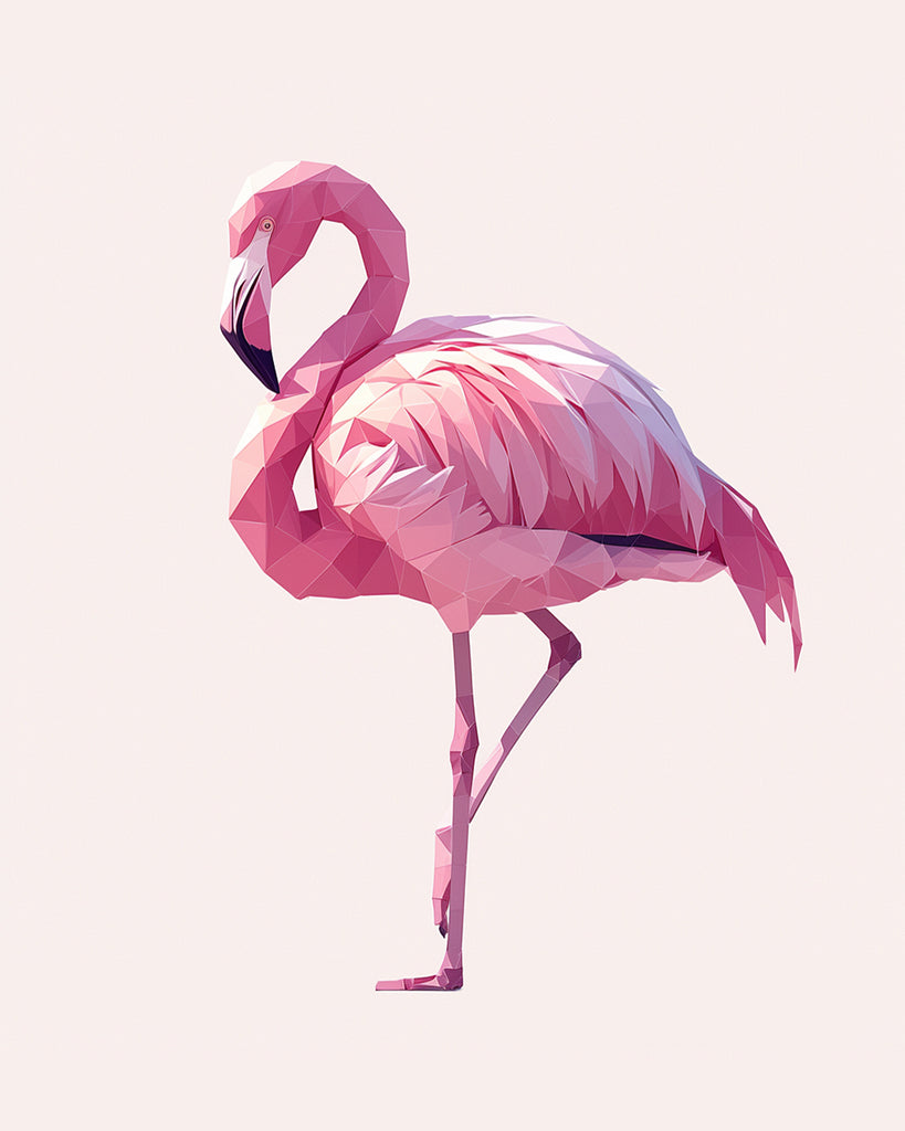 Flamingo Paint by Numbers