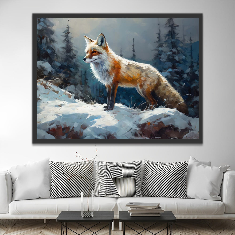 Fox Paint by Numbers