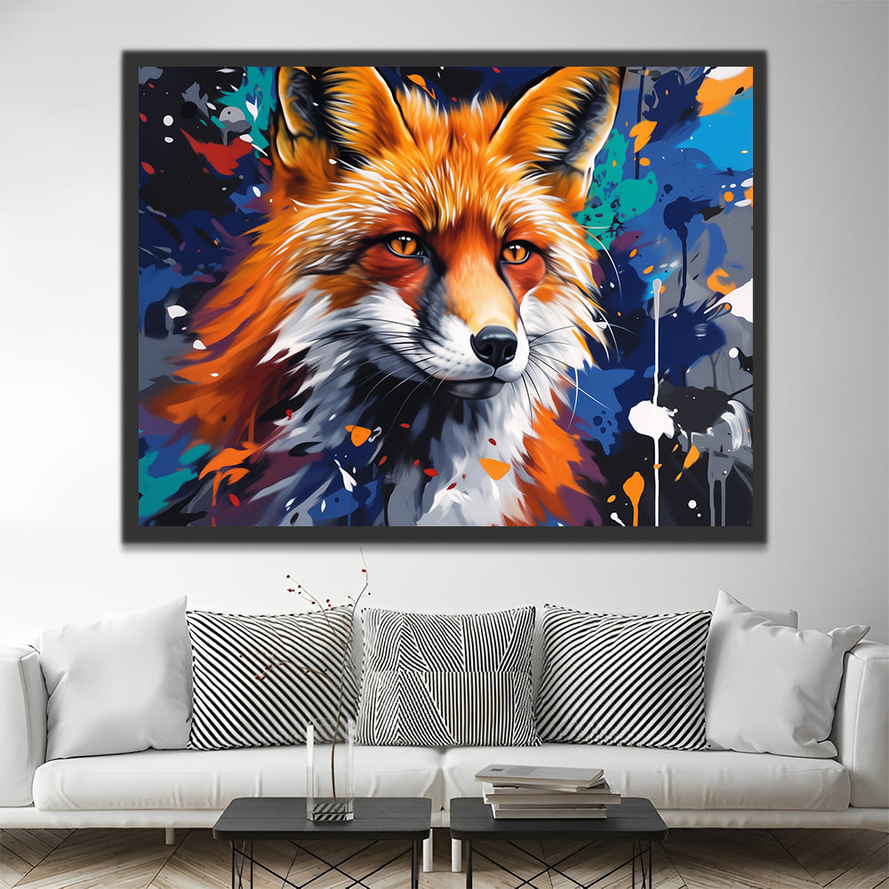 Fox Worried about the Future Paint by Numbers