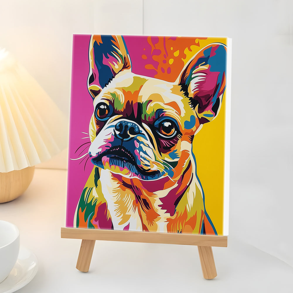 French Bulldog Mini Paint by Numbers